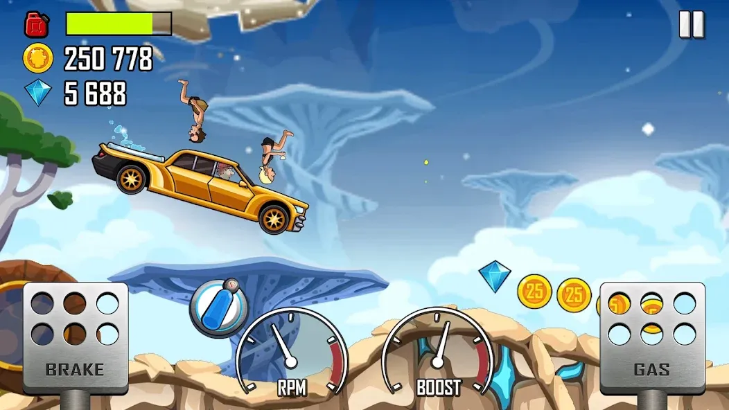 Hill Climb Racing (Хилл Клайм Рейсинг) [МОД: Деньги, Монеты и Меню MOD] Screenshot 3