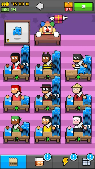 Make More! - Idle Manager [МОД: Меню, Бесконечные монеты и Открытые уровни] Screenshot 2
