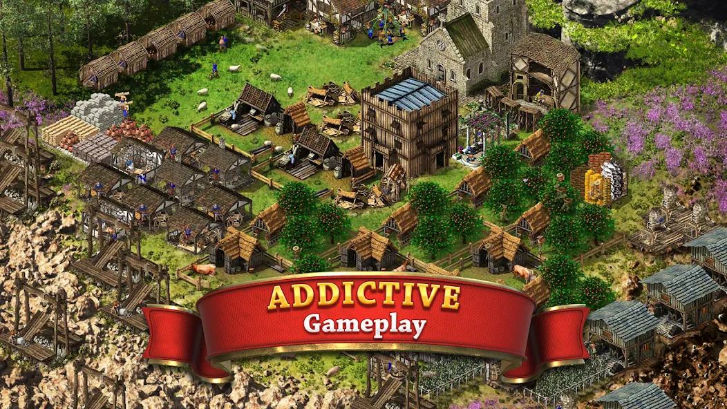 Stronghold Kingdoms Castle Sim (Стронгхолд Кингдомс) [МОД: Много монет, Открытые уровни и Мега MOD] Screenshot 1
