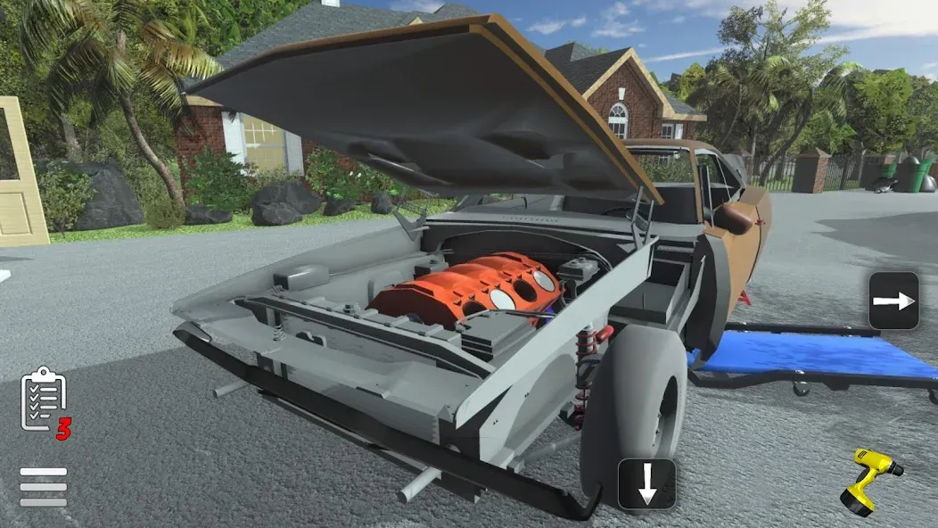 Fix My Car: Muscle Restoration [МОД: Много денег, Монет и Все открыто] Screenshot 2