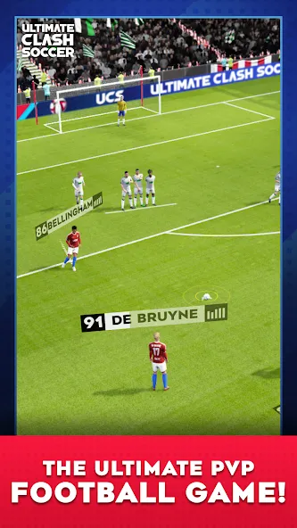 Ultimate Clash Soccer (Ултимейт Драфт Соккер) [МОД: Бесконечные деньги, Монеты и Мега MOD] Screenshot 1