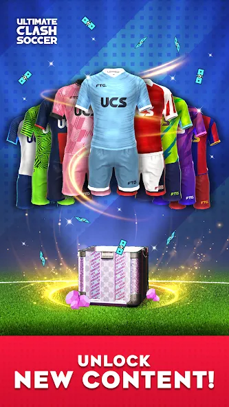 Ultimate Clash Soccer (Ултимейт Драфт Соккер) [МОД: Бесконечные деньги, Монеты и Мега MOD] Screenshot 4