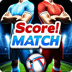 Скачать Score! Match - PvP Soccer [МОД: Меню, Бесконечные монеты и Открытые уровни] | Взлом Score! Match - PvP Soccer на Андроид
