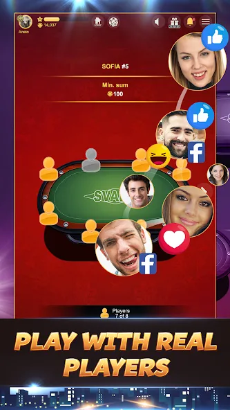 Svara - 3 Card Poker Card Game [МОД: Меню, Бесконечные монеты и Открытые уровни] Screenshot 3