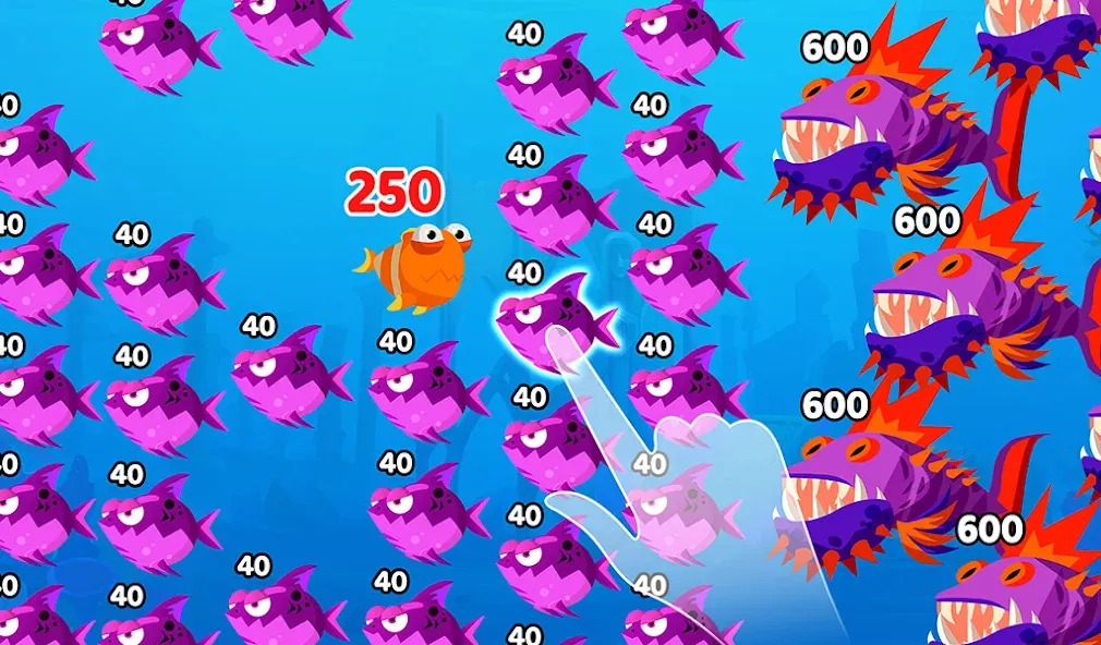 Fish Town IO: Mini Aquarium (Фиш Таун Ай Ой) [МОД: Много монет, Открытые уровни и Мега MOD] Screenshot 4