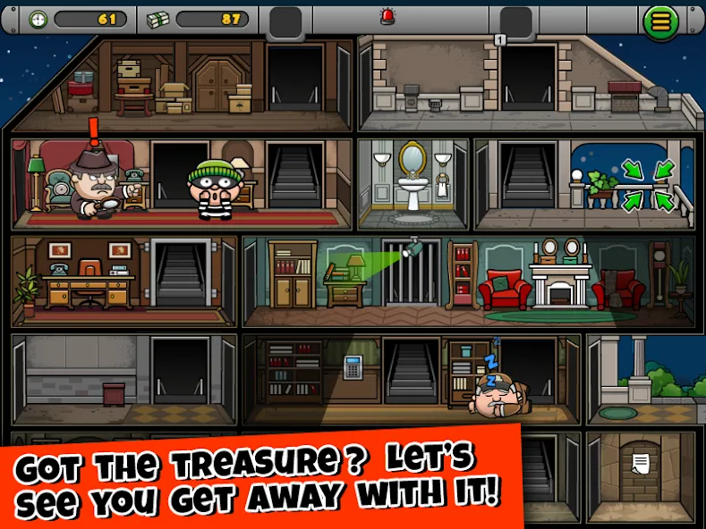 Bob The Robber 4 (Боб Грабитель 4) [МОД: Меню, Бесконечные монеты и Открытые уровни] Screenshot 3