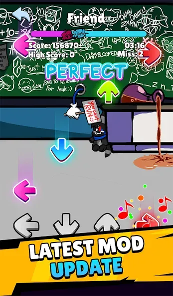 Music Rap Time Battle (Фанкин Музыка) [МОД: Меню, Бесконечные монеты и Открытые уровни] Screenshot 3