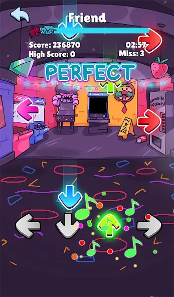 Music Rap Time Battle (Фанкин Музыка) [МОД: Меню, Бесконечные монеты и Открытые уровни] Screenshot 5