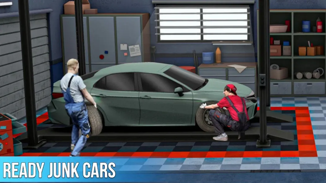 Used Car Dealers Job Simulator [МОД: Меню, Бесконечные монеты и Открытые уровни] Screenshot 1