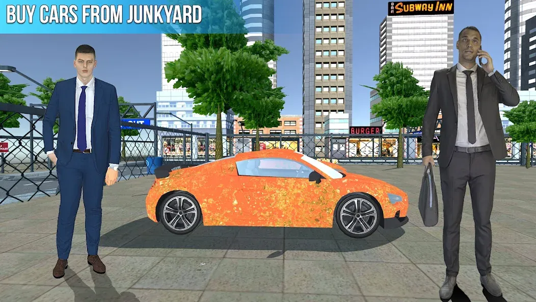 Used Car Dealers Job Simulator [МОД: Меню, Бесконечные монеты и Открытые уровни] Screenshot 2