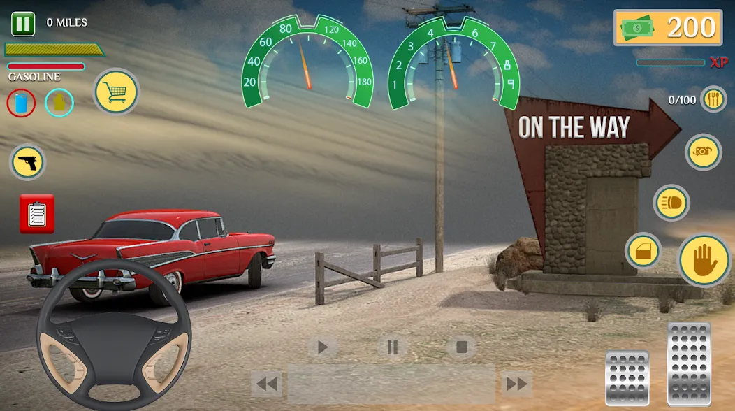 Long Road Trip Games Car Drive [МОД: Много монет, Открытые уровни и Мега MOD] Screenshot 1