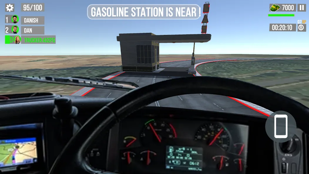 Euro Truck Gas Station Games [МОД: Все открыто, Дополнительные деньги и Меню MOD] Screenshot 3