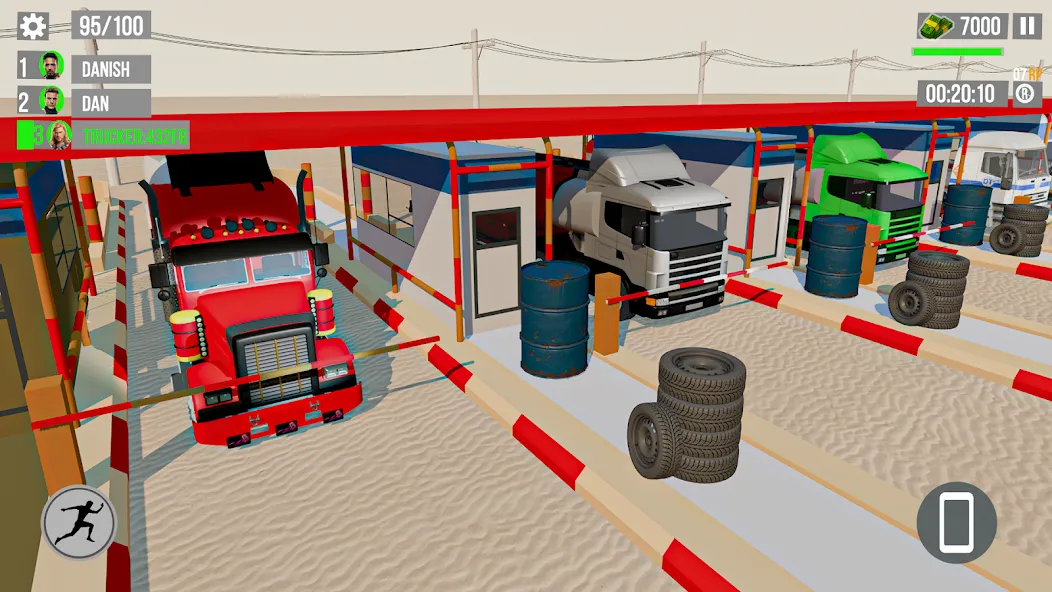 Euro Truck Gas Station Games [МОД: Все открыто, Дополнительные деньги и Меню MOD] Screenshot 4