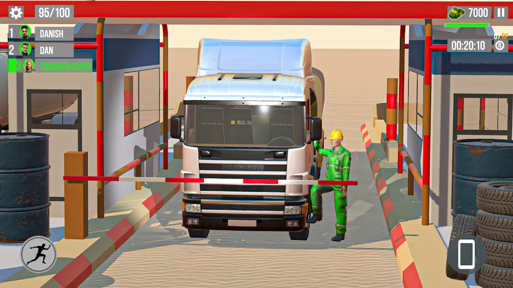 Euro Truck Gas Station Games [МОД: Все открыто, Дополнительные деньги и Меню MOD] Screenshot 5