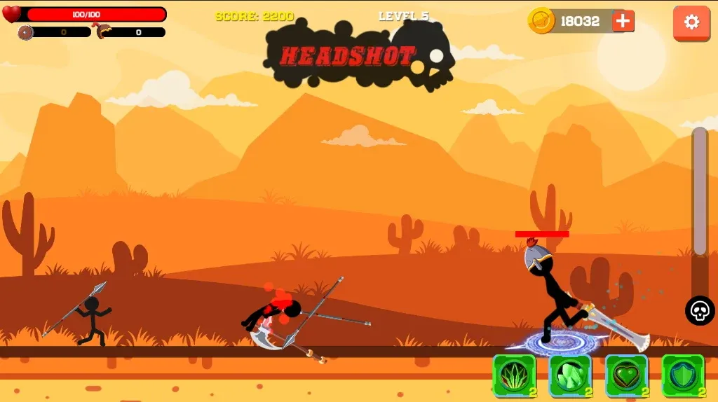 Spear war with Stickman (Спир вар) [МОД: Много монет, Открытые уровни и Мега MOD] Screenshot 2