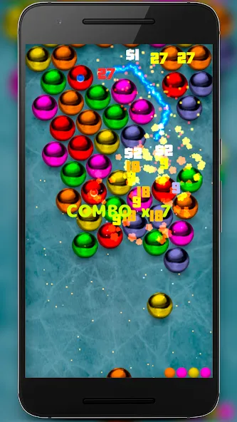Magnetic balls bubble shoot [МОД: Все открыто, Дополнительные деньги и Меню MOD] Screenshot 3