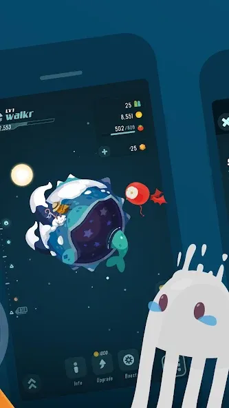 Walkr: Fitness Space Adventure (Уолкр) [МОД: Много денег, Монет и Все открыто] Screenshot 5