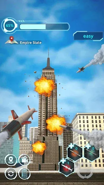 City Demolish: Rocket Smash! (Сити Демолиш) [МОД: Много монет, Открытые уровни и Мега MOD] Screenshot 1