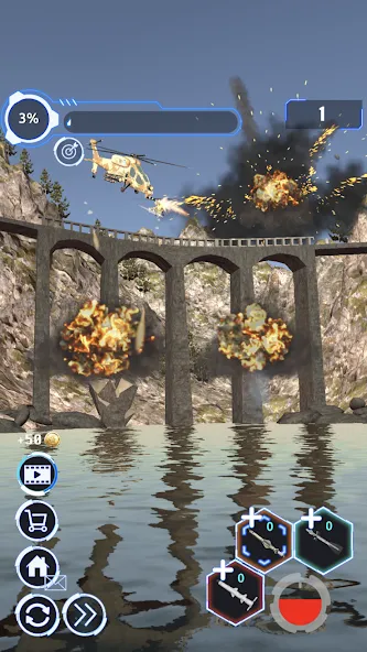 City Demolish: Rocket Smash! (Сити Демолиш) [МОД: Много монет, Открытые уровни и Мега MOD] Screenshot 5