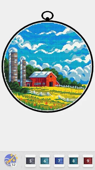Cross Stitch Club (Кросс Стич Клуб) [МОД: Деньги, Монеты и Меню MOD] Screenshot 2