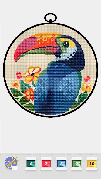 Cross Stitch Club (Кросс Стич Клуб) [МОД: Деньги, Монеты и Меню MOD] Screenshot 4