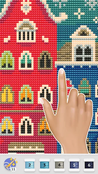 Cross Stitch Club (Кросс Стич Клуб) [МОД: Деньги, Монеты и Меню MOD] Screenshot 5