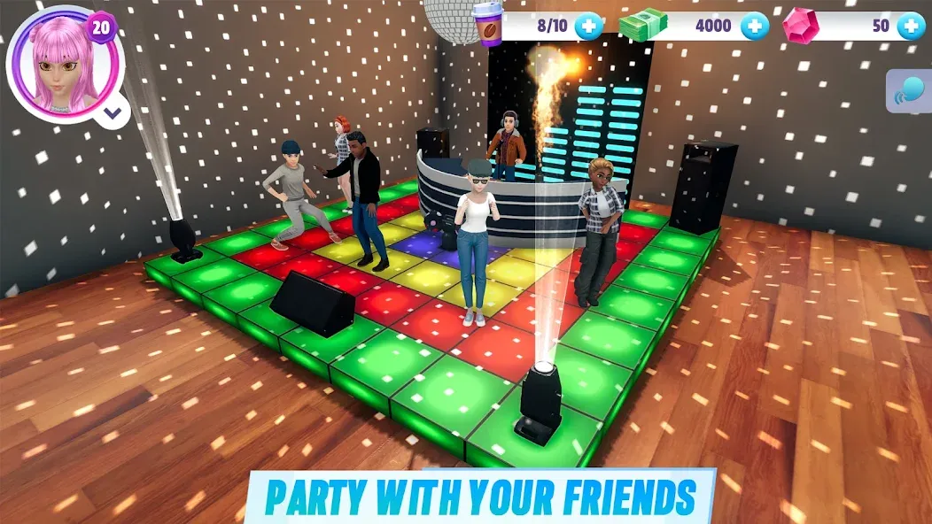 Virtual Sim Story: Home & Life (Виртуальная история симулятора) [МОД: Деньги, Монеты и Меню MOD] Screenshot 4
