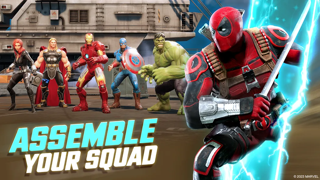 MARVEL Strike Force: Squad RPG (Марвел Страйк Форс) [МОД: Много монет, Открытые уровни и Мега MOD] Screenshot 1