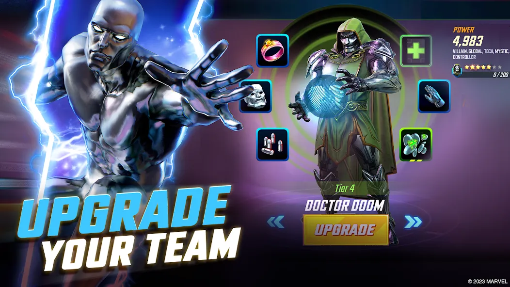 MARVEL Strike Force: Squad RPG (Марвел Страйк Форс) [МОД: Много монет, Открытые уровни и Мега MOD] Screenshot 5