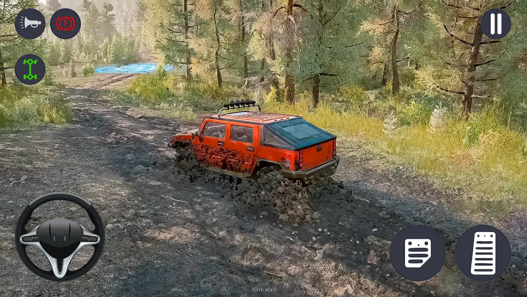 4x4 Jeep Offroad Car Driving (Джип Оффроуд Автомобиль Вождения) [МОД: Бесконечные деньги, Монеты и Мега MOD] Screenshot 4