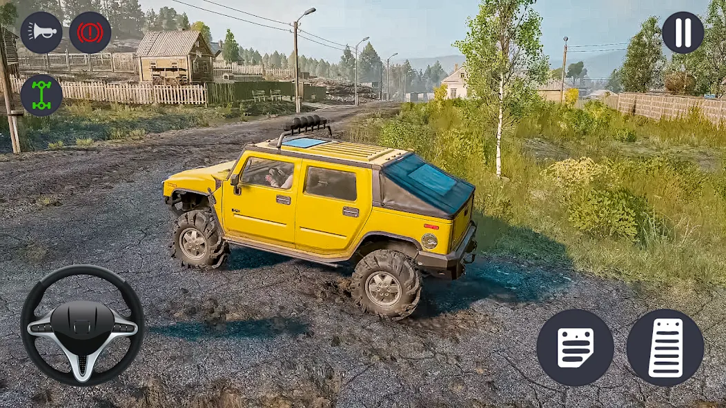4x4 Jeep Offroad Car Driving (Джип Оффроуд Автомобиль Вождения) [МОД: Бесконечные деньги, Монеты и Мега MOD] Screenshot 5