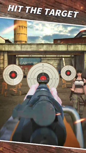 Sniper Shooting : 3D Gun Game [МОД: Много монет, Открытые уровни и Мега MOD] Screenshot 4