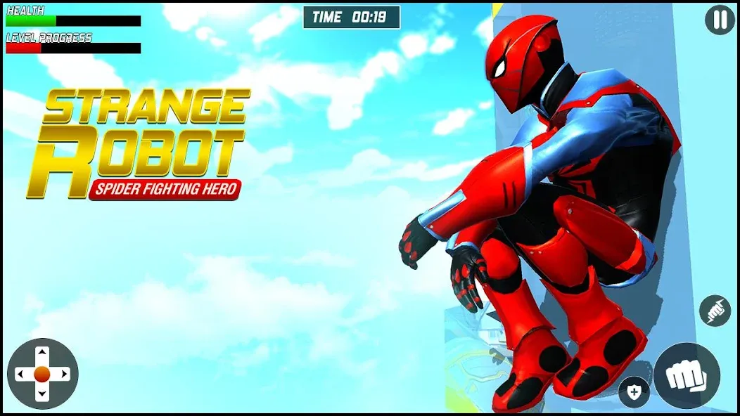Strange Robot Spider hero Game [МОД: Бесконечные деньги, Монеты и Мега MOD] Screenshot 1
