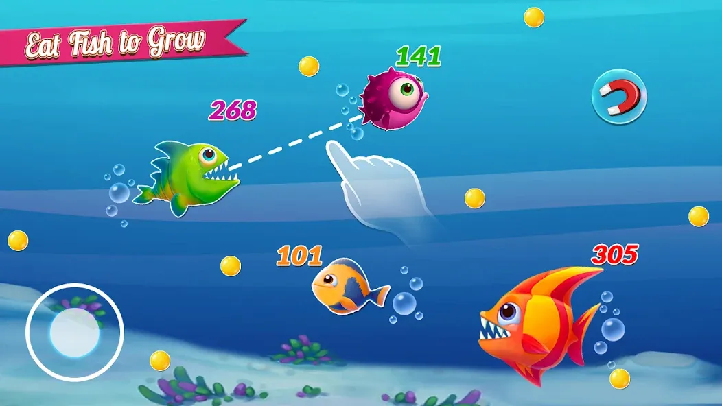 Fish.IO Fish Games Shark Games (Фиш Ай О Фиш Геймс Шарк Геймс) [МОД: Все открыто, Дополнительные деньги и Меню MOD] Screenshot 5