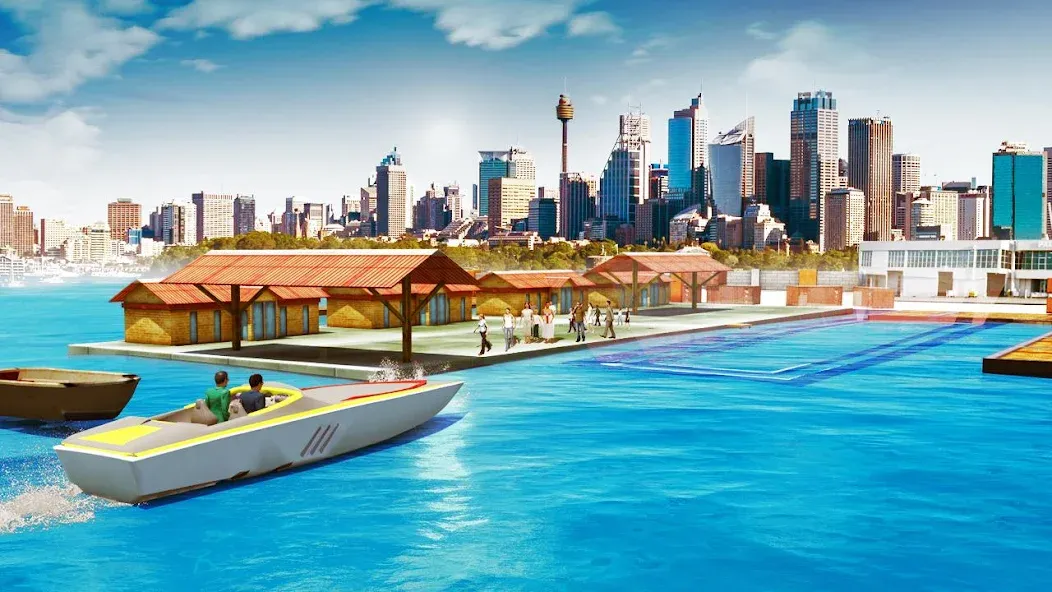 Boat Simulator Games (Боат Симулятор Геймс) [МОД: Много монет, Открытые уровни и Мега MOD] Screenshot 3