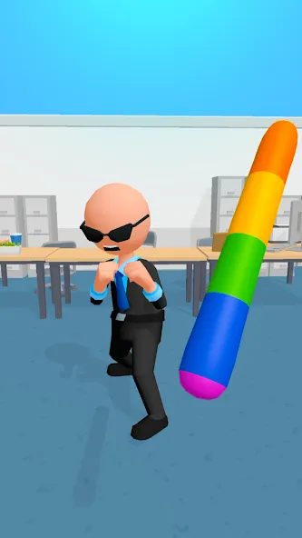 Crazy Office — Slap & Smash [МОД: Бесконечные деньги, Монеты и Мега MOD] Screenshot 1