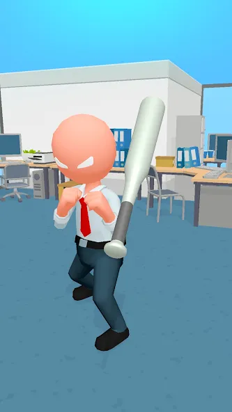 Crazy Office — Slap & Smash [МОД: Бесконечные деньги, Монеты и Мега MOD] Screenshot 3