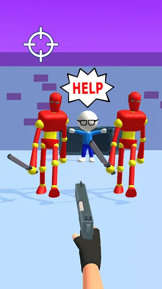 Gun Master 3D - Shoot 'Em Down (Ган Мастер 3Д) [МОД: Много денег, Монет и Все открыто] Screenshot 4