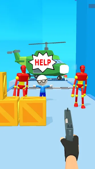 Gun Master 3D - Shoot 'Em Down (Ган Мастер 3Д) [МОД: Много денег, Монет и Все открыто] Screenshot 5