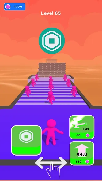 Robux Loto Run (Робукс Лото Ран) [МОД: Все открыто, Дополнительные деньги и Меню MOD] Screenshot 1
