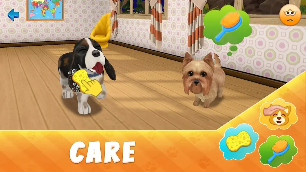 Dog Town: Puppy Pet Shop Games (Догтаун) [МОД: Много монет, Открытые уровни и Мега MOD] Screenshot 4