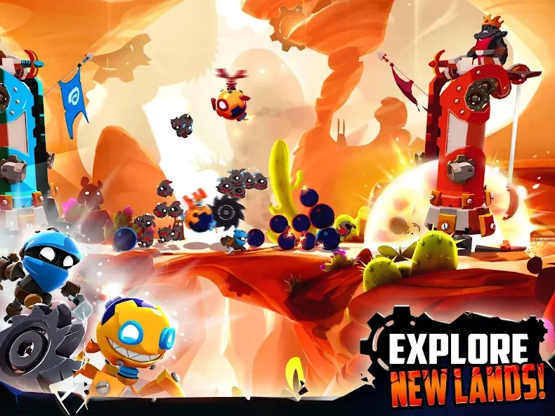Badland Brawl (Бэдлэнд Броул) [МОД: Много монет, Открытые уровни и Мега MOD] Screenshot 3