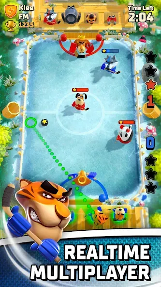 Rumble Hockey (Рамбл Хоккей) [МОД: Много монет, Открытые уровни и Мега MOD] Screenshot 1