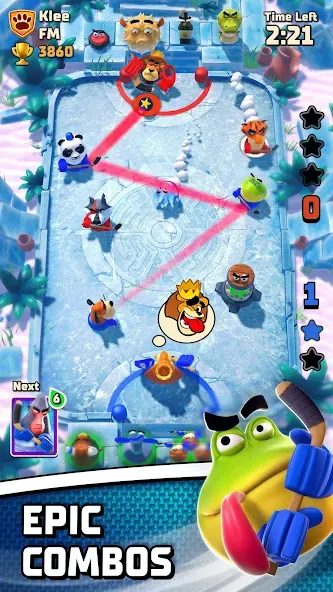 Rumble Hockey (Рамбл Хоккей) [МОД: Много монет, Открытые уровни и Мега MOD] Screenshot 3