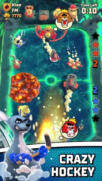Rumble Hockey (Рамбл Хоккей) [МОД: Много монет, Открытые уровни и Мега MOD] Screenshot 4