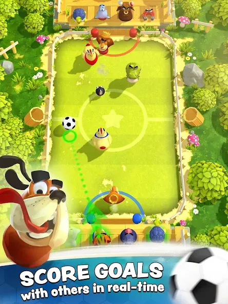 Rumble Stars Football (Рамбл Старс) [МОД: Много монет, Открытые уровни и Мега MOD] Screenshot 1