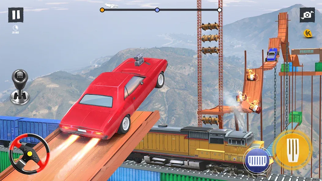 Car Stunt Games 3D Car Games [МОД: Деньги, Монеты и Меню MOD] Screenshot 1