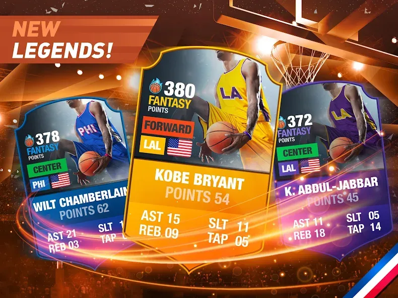 Basketball Fantasy Manager NBA [МОД: Все открыто, Дополнительные деньги и Меню MOD] Screenshot 4