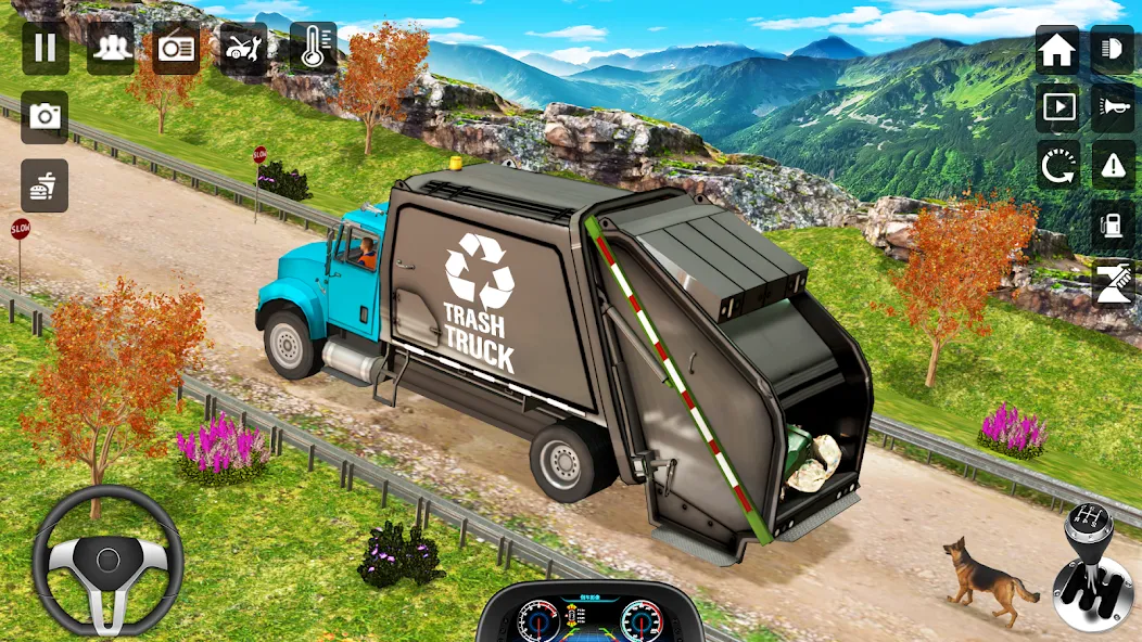 Trash Truck Games Simulator 3D [МОД: Деньги, Монеты и Меню MOD] Screenshot 2