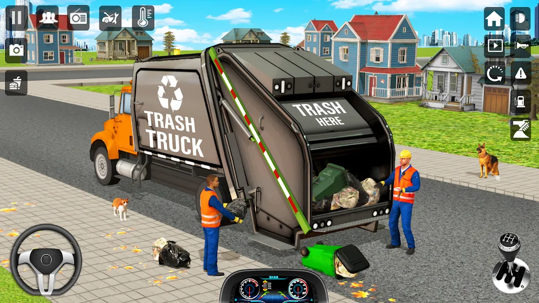Trash Truck Games Simulator 3D [МОД: Деньги, Монеты и Меню MOD] Screenshot 4